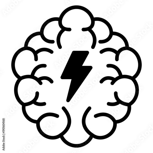 Brainstorming Glyph Icon