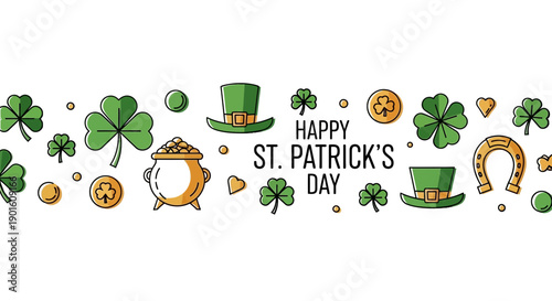 St Patricks Day Celebration Elements Collection.