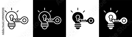 change white icon set design