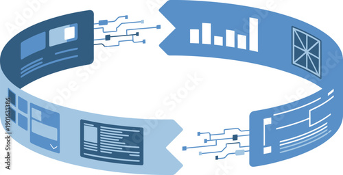 Digital Data Flow and Information Processing Cycle