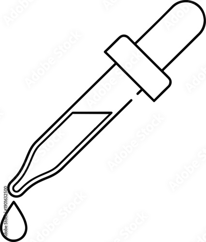 Pipette Dropping Liquid