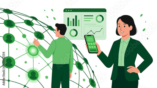 Empowering business through global connectivity and data analytics, professionals drive digital transformation to gain strategic insights for growth