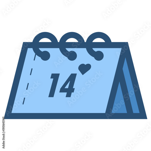 february 14 valentines day icon