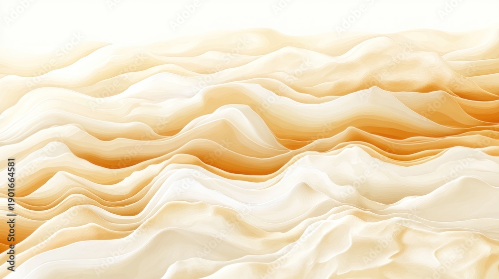 Obraz premium Soft Peach Wavy Pattern Background Texture.