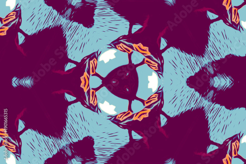 Abstract blue cartoon comic background texture