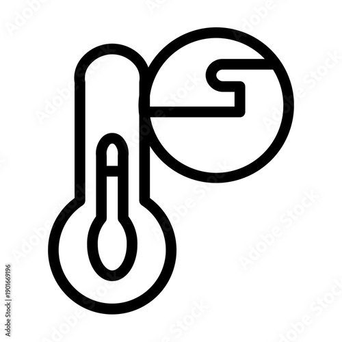 climate change line icon