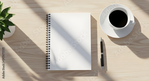 notebook and pen