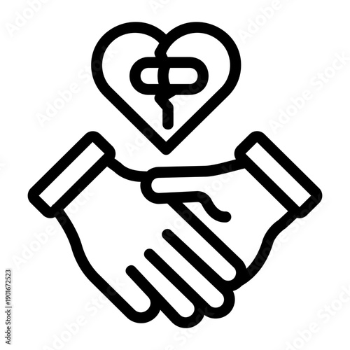 Forgiveness Line Icon