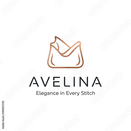 Luxury Handbag Logo Design Avelina Elegance.