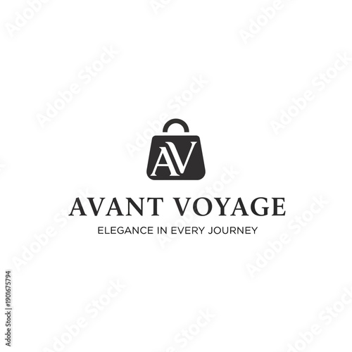 Avant Voyage Luxury Handbag Logo Design.
