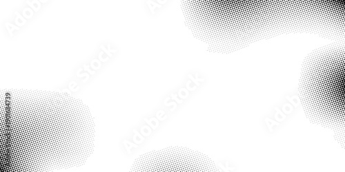 Halftone faded gradient texture. Grunge halftone grit background. White and black sand noise wallpaper. Retro pixilated vector backdrop