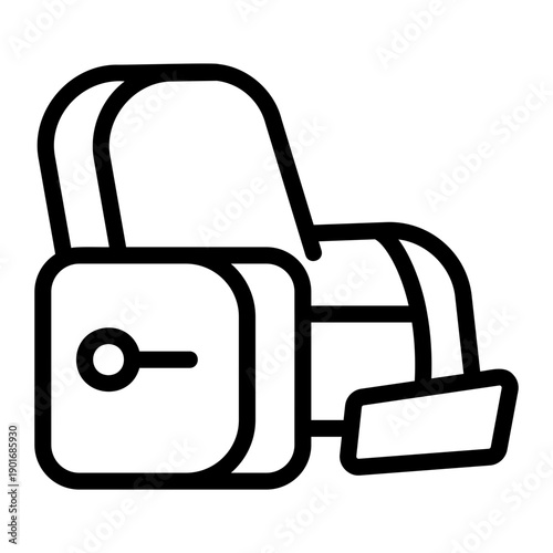 Massage chair Line Icon