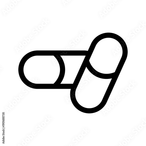 Pills Icon Vector Symbol Design Illustration