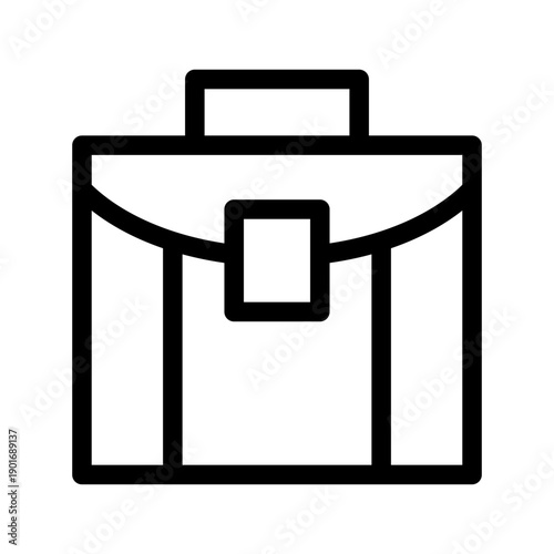 Briefcase Icon Vector Symbol Design Illustration
