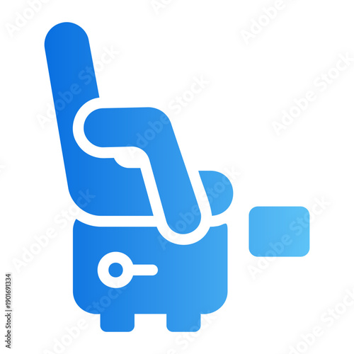 Lounge chair Line Gradient Icon
