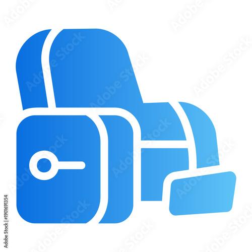 Massage chair Line Gradient Icon