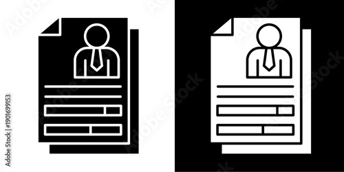 Skill  Icon Set White Glyph Style Collection