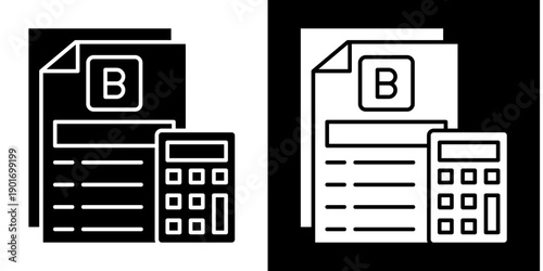 Calculator  Icon Set White Glyph Style Collection