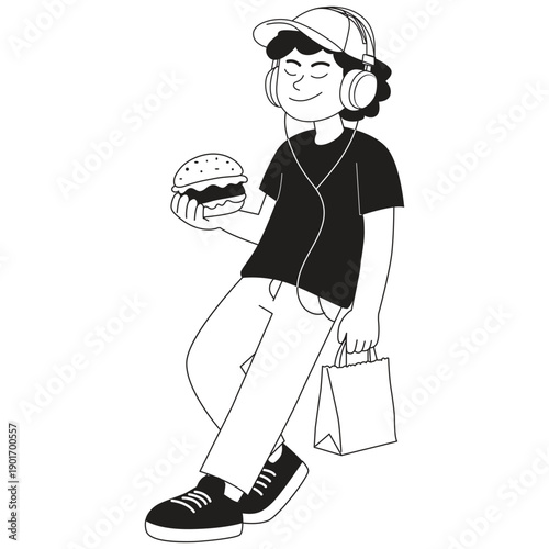 Burger Illustration
