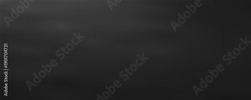 Gray black gradient silver backdrop. Pastel future element. Modern black gradient cover. Foil holographic design. Dark soft gradient. Technology background. Simple grey metallic pattern. Monochrome.