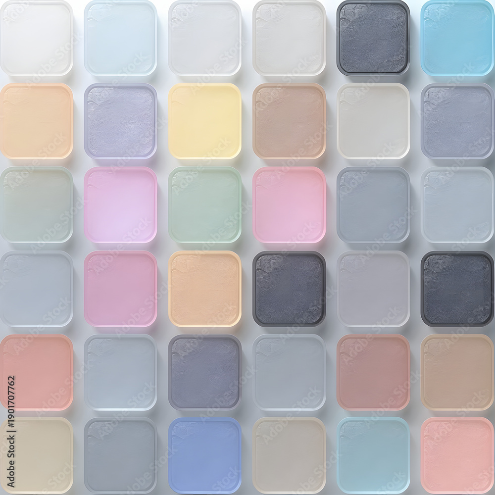 Fototapeta premium Colorful Square Panel Texture for Creative Design