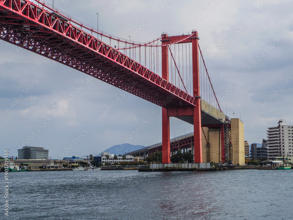 Fototapeta premium 【福岡県】北九州市・若戸大橋