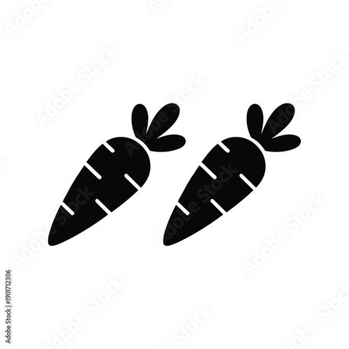 Carrot silhouette icons, spring farmers market branding, garden planting class session, compost demo, recipe card booth, healthy eating campaign poster