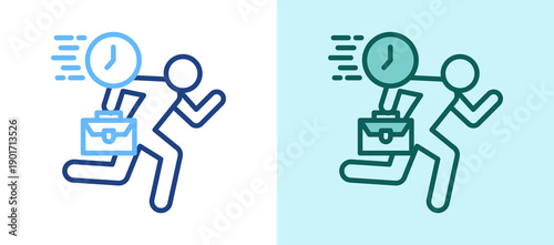 Busy Schedule whitegreen icon