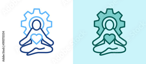 Stress Management whitegreen icon