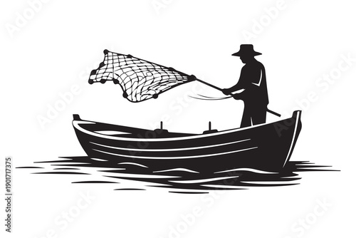 fishing boat in the sea