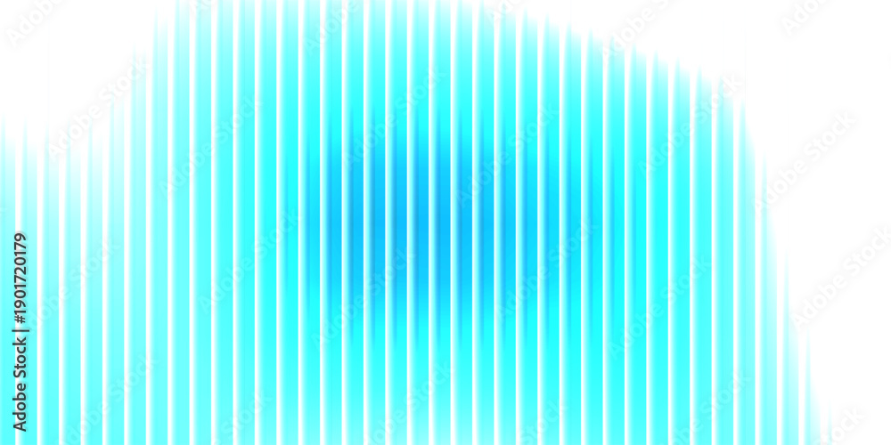 Fototapeta premium Abstract frosted glass texture with vertical lines and blue gradient blur, perfect for modern design or backdrop.