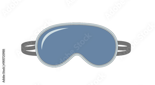 Blue Sleeping Mask for Relaxation Purposes.