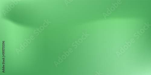 Simple abstract green gradient background. Light green, pastel green, middle green color liquid wave. Mesh Design template for web covers, banners, posters, brochures, flyers, ad. Vector.