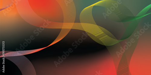 Abstract dark wave background with magenta and black grainy texture