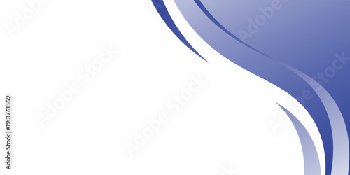 Frame of header, separator blue shape for website. Curve lines and wave divider for Top or Bottom page vector abstract modern design eps10