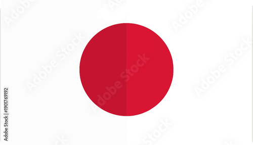 Minimalist Japanese Flag Background Concept for National Constitution Memorial Day