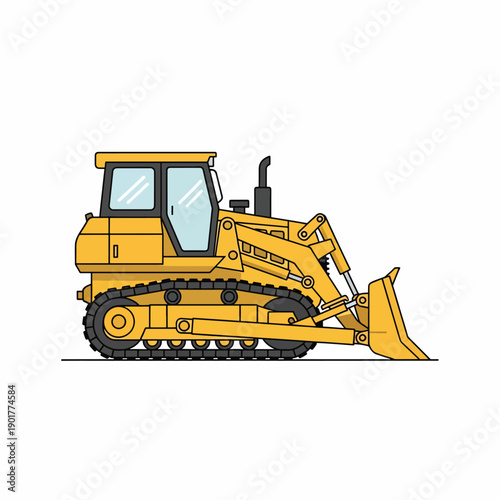 Yellow Bulldozer