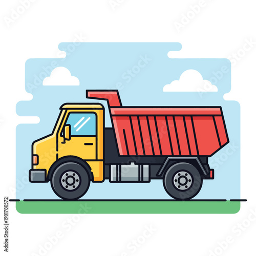 Yellow Dump Truck