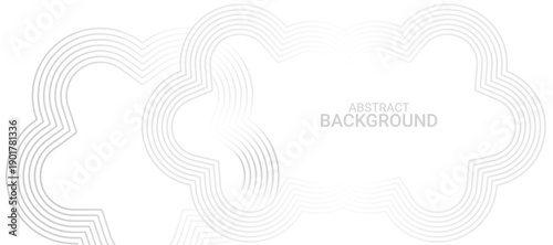 Minimal white abstract background with soft gray curved lines, modern clean wave pattern for corporate presentation, technology branding, website header and print design.
