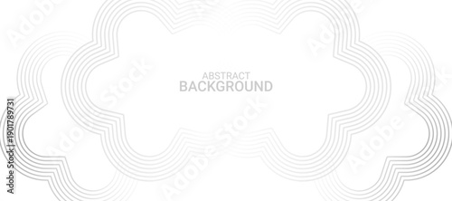 Minimal white abstract background with soft gray curved lines, modern clean wave pattern for corporate presentation, technology branding, website header and print design.
