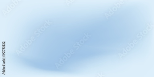 Blue studio room. Limbo light background. Abstract 3d backdrop for product presentation. Minimal wall scene.