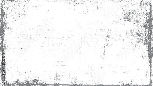Faded grey distressed texture overlay with scattered speckles and rough edges on a white background grunge