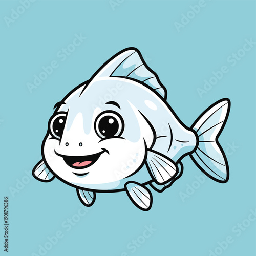 Cartoon Fish Character