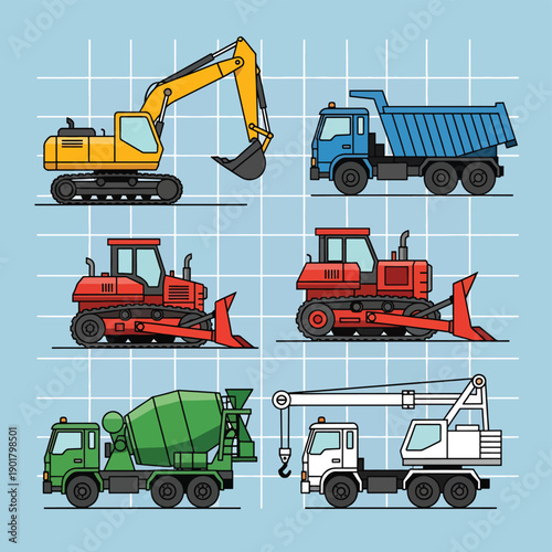 Heavy Machinery Icons