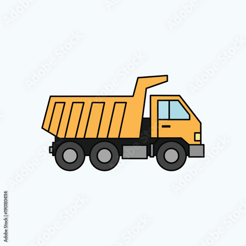 Yellow Dump Truck