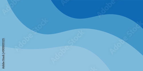 Blue flowing abstract background vector