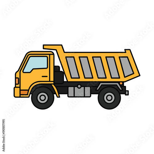 Yellow Dump Truck