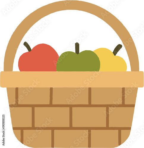 apples in basket