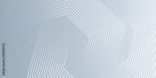 White abstract background with dynamic wavy hexagon texture modern hexagon backgfound geometric eps10