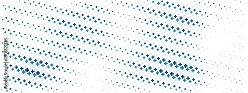 Diagonal striped pattern featuring healthcare crosses on white backdrop. Medical symbols create a professional hospital texture ideal for health industry presentations and websites.